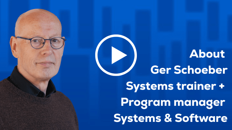 Ger Schoeber trainer Systems Architecting